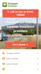 Mobile Screenshot of compare-caravan-insurance.co.uk